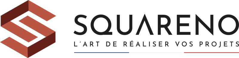 Squareno logo – EPC partner, providing optimized project management for renovation projects.